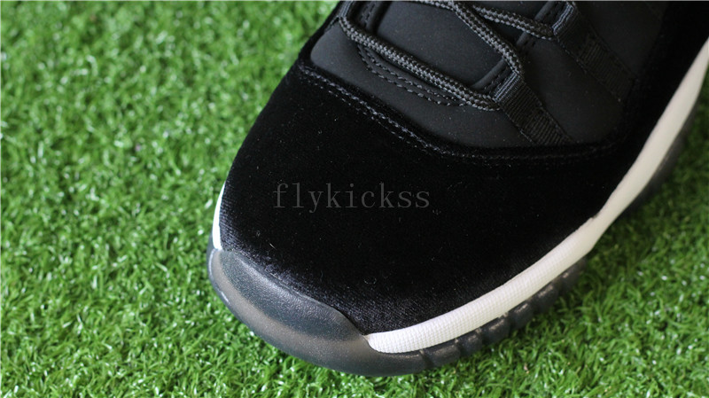 Authentic Air Jordan 11 Velvet Black